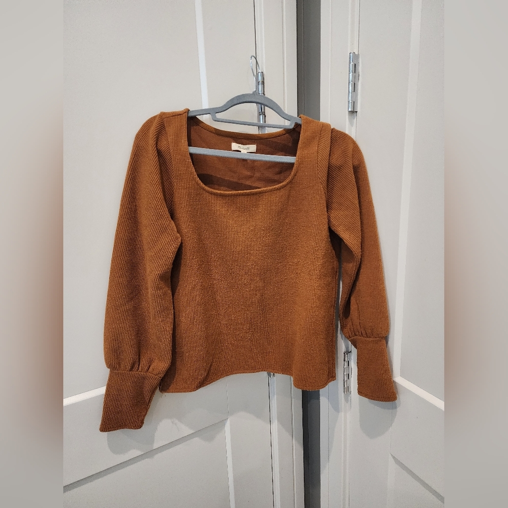 Cozy Brown Knit Sweater